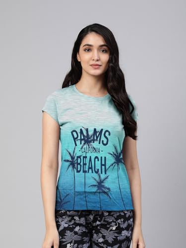 Image of Lyra Women's Cotton Regular Fit T-Shirt
