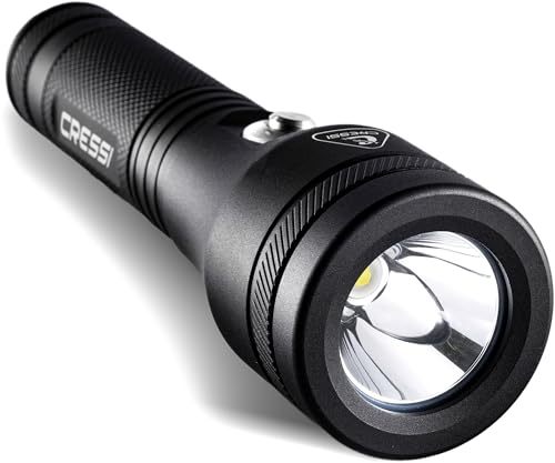 CRESSI Astra Linterna LED Subacuática 1200 Lúmenes