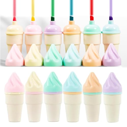 蛍光ペン セット グリッターペン 6本 ポータブル 蛍光 メーカ ペン 漫画 蛍光 ペン 可愛い 速い 乾 用 学生 大人 文房具 学校 事務用品