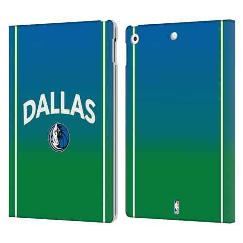 Étui portefeuille en cuir Apple iPad 10.2 protection rétro NBA Mavericks