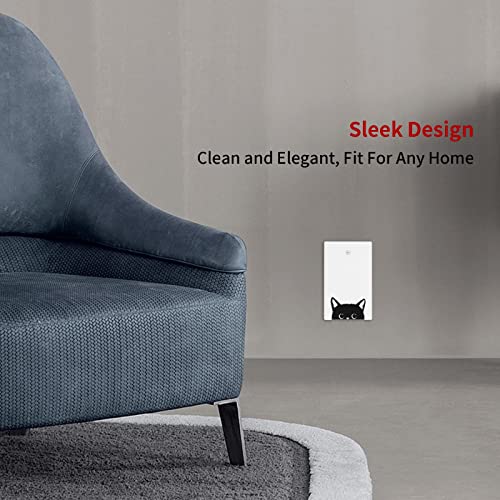 Cute Cat Light Switch Plate Cover Single Blank Decorative Wall Plates Plastic Electrical Switchplate Faceplate For Bathrooms Kitchen Bedroom Home Decor 4.5" X 2.76" #TOP6