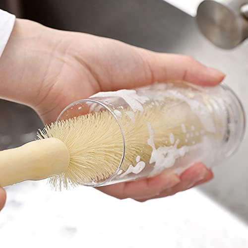 ボトルブラシ 水筒 豚毛ブラシ ロングボトル洗浄 マイボトル 豚毛 哺乳瓶 ボトルカップ洗浄 (20) (100)