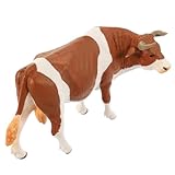 Mini vaches en plastique - elles sont livrées avec un design créatif de modélisation de vache, qui apporte plus de vigueur à votre décor de scène, figurines de vache