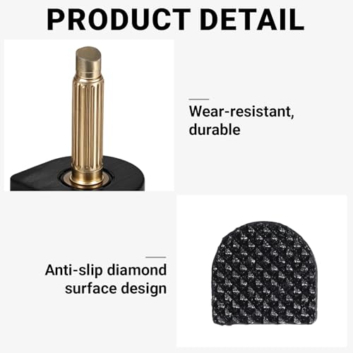 Image of 20 Pairs Heel Tips for High Heel Shoes High Heel Tips Replacement kit U Shaped Heel Cap Cover Black Taps Caps Replacement Repair Shoe Replacement High Heel Caps Protectors（5 Size 8-12mm）