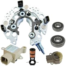 SB Parts New Alternator Kit Regulator Slip Ring Bearing Brush Holder Rectifier in6301rk7 Compatible with Lexus ES330 RX350 LX570 Ponti Vibe Sci tC xD xB Toyot Camry Corolla Highlander Land Cruiser