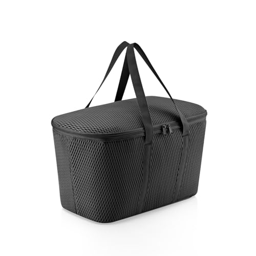 reisenthel coolerbag mesh Black - Kühltasche aus hochwertigem Polyestergewebe – Ideal für das Picknick, den Einkauf und unterwegs