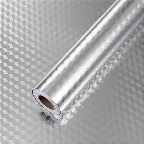 Stock Lider-Vinilo Adhesivo para Encimera De Cocina Cocina Multi-tamaño A Prueba de Aceite Pegatinas a Prueba de Agua Papel de Aluminio Cocina de Cocina Cabinete (40CM x 2M)