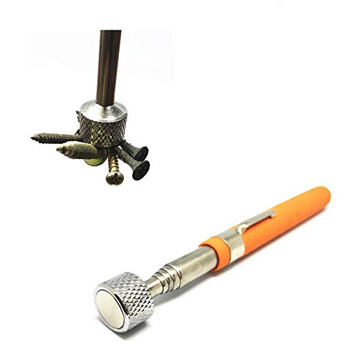 Spark Magnetic Extendable 26" inch Pick up Tool Retrieval Tool Telescoping Stainless Steel, Finding of Small Metal Items,Iron Nails Screws at Home, Garage, Yard and Office 3Pack