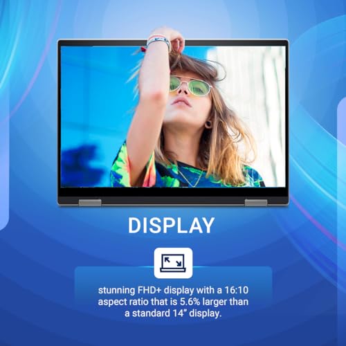 Image of Dell Inspiron 7420 2in1 Laptop, Intel Core i7-1255U Processor /16GB /512GB /14.0 inch (35.56cm) FHD+ WVA to