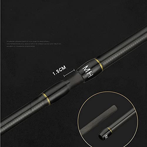 XIANGE100-SHOP Angelrute Combo Leichte tragbare Gießstäbe Bass Angelpol Kohlefaser Reise Angelrute Komfortable Griff und… – Bild 5