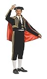 Forum Deluxe Designer Collection Matador Costume, Black/Red, Medium