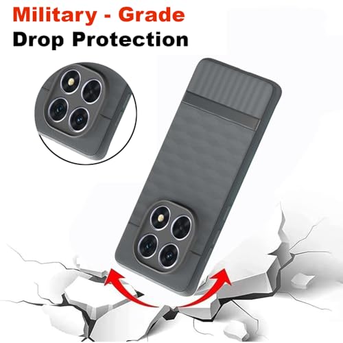 Image of Shockproof Case for Mi Redmi Note 14 Pro 5G / 14 Pro 4G / Poco X7 5G | Full Camera Protection | TPU Flexible Back Cover for Mi Redmi Note 14 Pro 5G / 14 Pro 4G / Poco X7 5G (Graphite Grey)