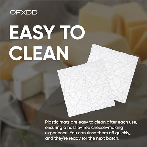 Ofxdd OOOOOUTVUV Cheese Drain Mat - Pack Of 5 - Cheese Plastic Draining Mesh thumb #4