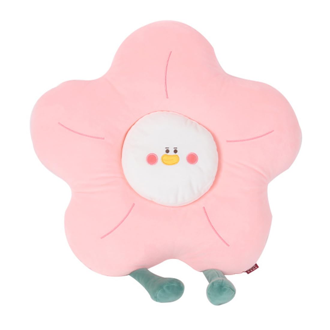 VHJdtE Seat Cushion, Cartoon Cute Flower|Soft Cozy Petal-Shaped Chair Pad For Sitting|Comfy Back Cushion For Office(A-pink-45x45x9cm(17.7x17.7x3.5in))