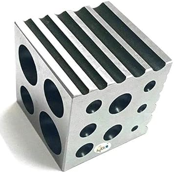 ATAR Steel Dapping Doming Block and Forming Block Jewelers Jewelery Tool. 2" x 2" x 2" Dapping + Forming Block
