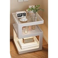 Amazon.co.jp: [SAQIANRE］ ナイトテーブル ベッド横 ベッドサイド