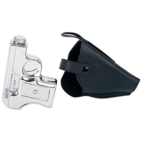 Maxam Stainless Steel Pistol Flask Holder