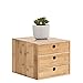 Produktbild CHSEEA Schreibtischorganizer Mit Schubladen, Bambus Aufbewahrungsboxen Schreibtisch-Regal Make-up Organizer Ordnungsbox Officebox, Ideal für Zuhause, Küche, Büro, Schlafzimmer, Badezimmer #5