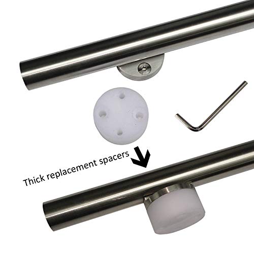 DIYHD SLD-15FT Sliding Hardware Rolling Library Kit(No Ladder), 15ft, Stainless Steel