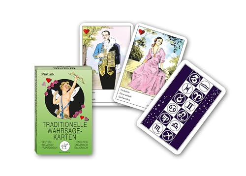 Preisvergleich Produktbild Traditionelle Wahrsagekarten, 36 Karten mit Online-Anleitung
