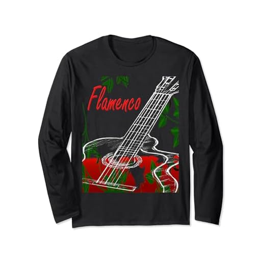 Guitarra Acústica Flamenco Guitarrista Regalo Manga Larga