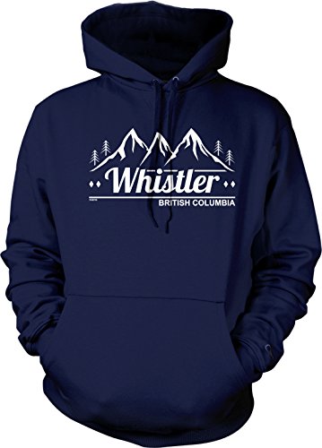 NOFO Clothing Co Whistler, British Columbia Hooded Sweatshirt, L Navy