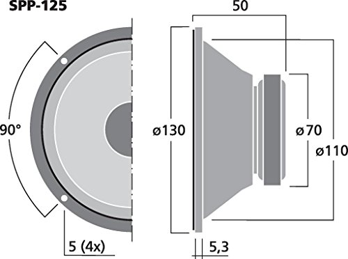 SPP-125 Altoparlante midrange - 101070
