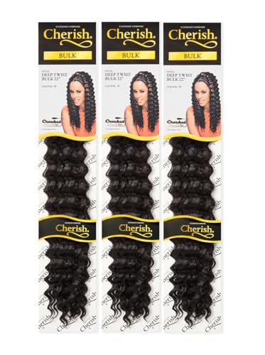 Tresse en crochet Twist profond CHERISH 56 cm fini les coiffures lourdes avec ce lot de 3