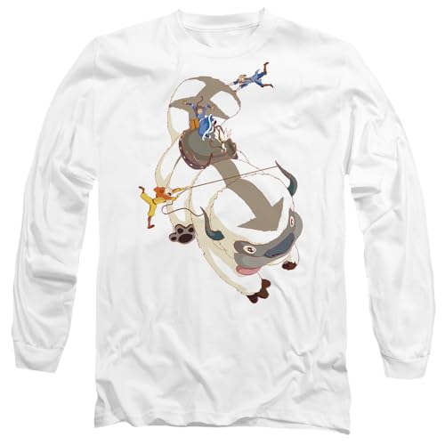 T-shirt Avatar The Last Airbender Appa à manches longues pour homme et style mixte
