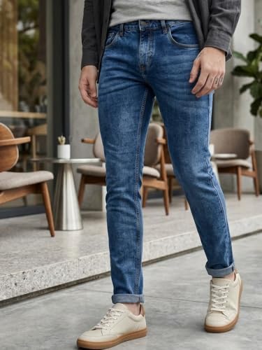 Image of Urbano Fashion Men's Stretch Fit Mid Rise Jeans