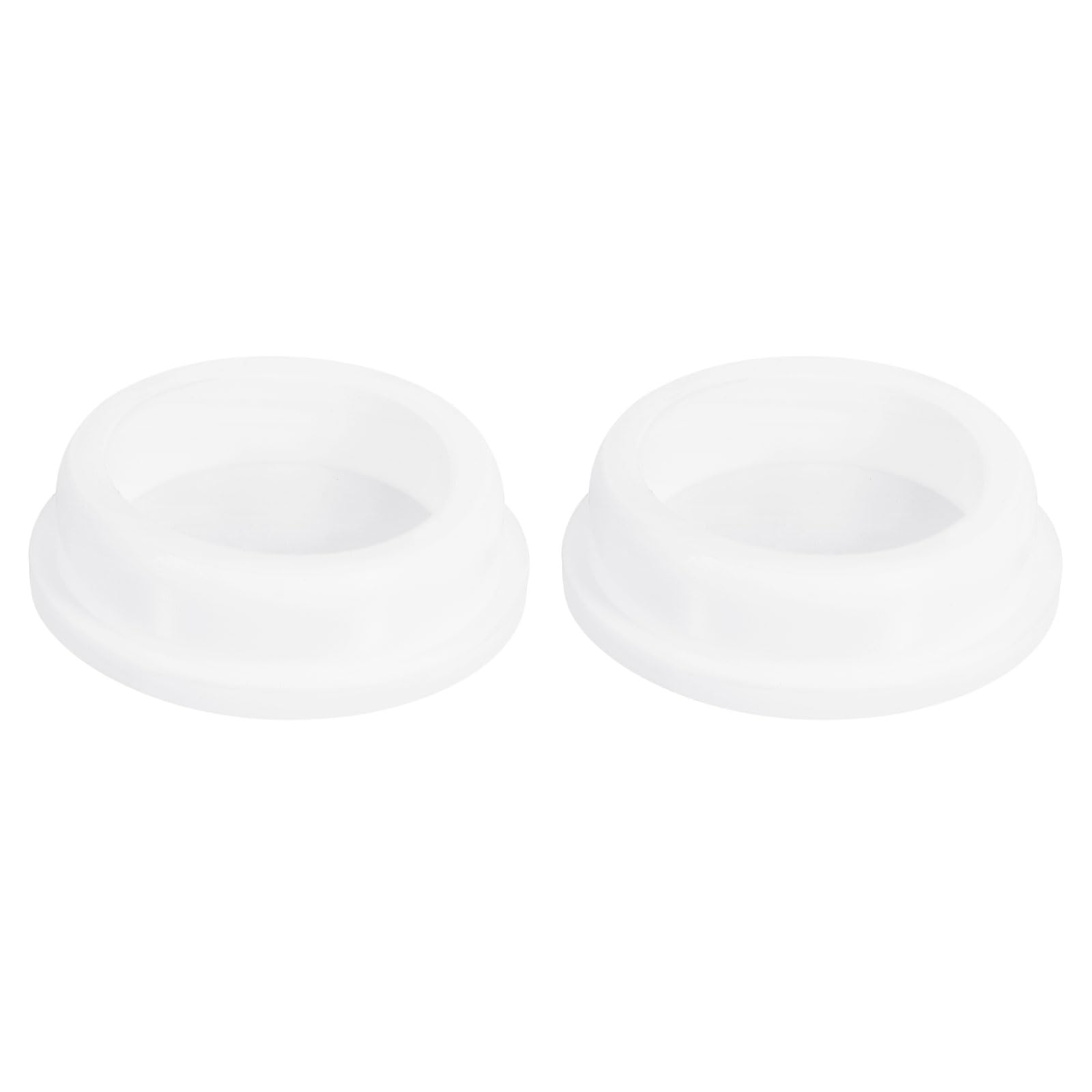 uxcell 2Pcs White Plug Holes, Waterproof Rubber Button Plug for 50mm / 1.97" Hole