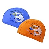 🐼🐼【ALTA CALIDAD】 El gorro de natación para niños está hecho de poliéster ecológico e inodoro, 100% no tóxico y sin formaldehído; Estructura de marco 3D con sello de silicona súper suave, diseño de doble sello, a prueba de fugas y a prueba de fugas, cómodo de llevar.