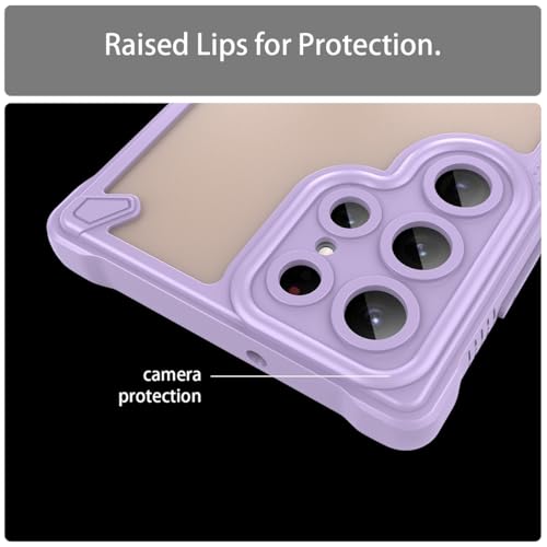 Coque Galaxy S22 Ultra violette avec protection écran en verre trempé - 2