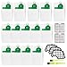 14 Bolsas Aspiradora Compatibles con Vorwerk Folletto Kobold VK140 VK150 FP140 FP150 Universal Bolsa Microfibra Repuesto Kit de Accesorios con 3 Filtros de Motor, 2 Cepillos Limpios, 12 Ambientador
