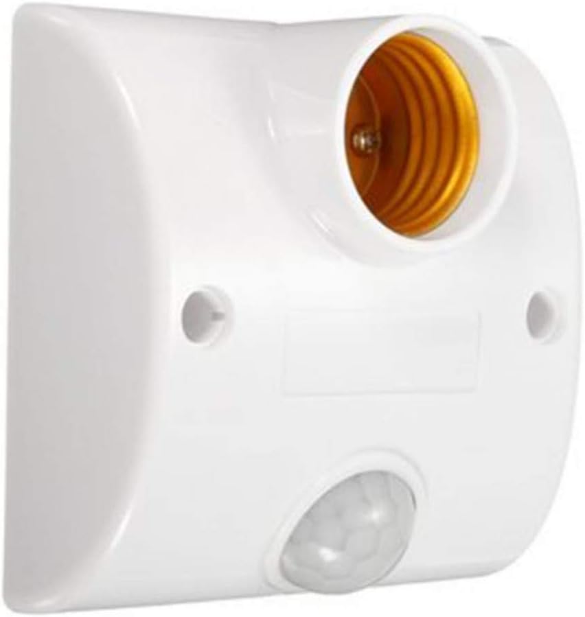 220 V para E27 PIR módulo infrarrojo interruptor Sensor de movimiento LED luz Titular de la lámpara interruptor de Control