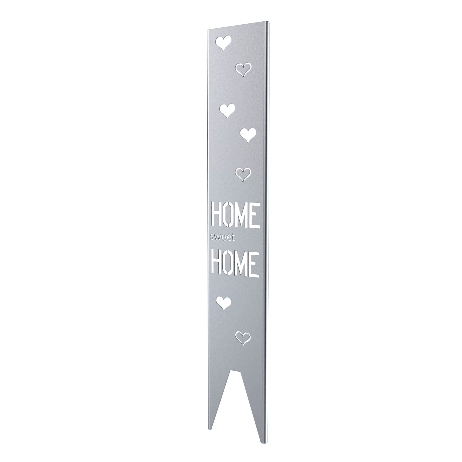 tuning-art EW101-E Gartenstecker Gartenschild Home | Garten Deko | Abkantung | 120cm x 21cm