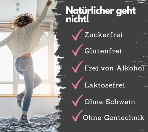 Glucosamin Chondroitin hochdosiert - 1200 mg pro Tag- mit Curcuma, Weihrauch, Hyaluronsäure, Vitamin C, Collagen & Piperin -180 Kapseln, laborgeprüft