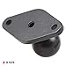 RAM MOUNTS Diamond Ball Base with 2-Hole AMPS Pattern, B Size 1