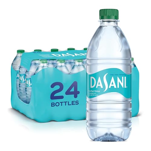 DASANI Purified Water Enhanced with Minerals, 16.9 Fl Oz (Pack of 24)