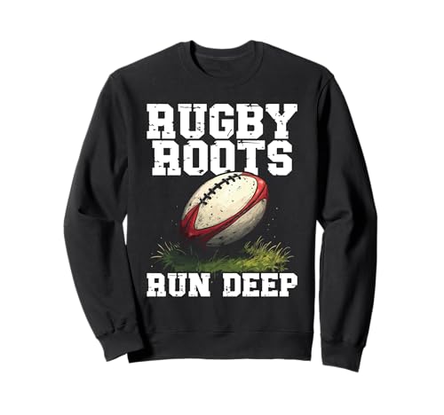Rugby Roots Run Deep Rugby Sport para Hombre Sudadera