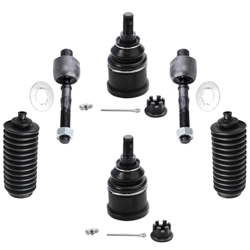 Image of Detroit Axle - Front 12pc End Suspension Kit for Acura 2004-2008 TSX 2003-2007 Honda Accord 2 Lower Control Arms 4 Outer Inner Tie Rods 2 Sway Bars 2 Lower Ball Joints 2 Boots 2005 2006 Replacement