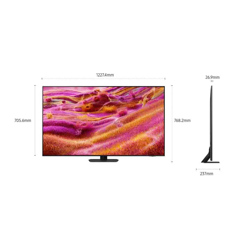 Samsung Smart TV 55'' QE55QN94FATXZT Neo QLED 4K Mini LED, NQ4 AI Gen3 Processor, 4K AI Upscaling Pro, Glare Free, Motion Xcelerator 165Hz, Dolby Atmos & OTS+, NeoSlim Design, 2025