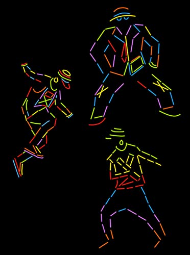 HGL GLOW DANCING SET - 150 Piece Assortment of Glow Sticks, Multiple Colours - Image 2