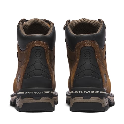 Timberland PRO Women's Boondock 6 Inch Composite Safety Toe Waterproof Industrial Work Boot, Brown-2024 NEW, 9.5 W US