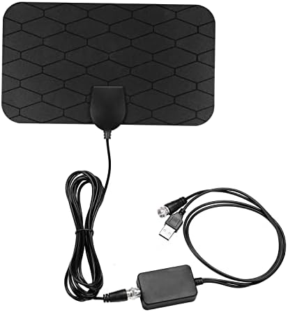 Bingfu Indoor TV Aerial Digital HDTV Antenna with 3 Meter Extension Cable Freeview TV Aerial for Digital HDTV Smart TV Support 1080p VHF UHF Television Local Channels