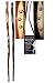 Natural Hardwood Hiking Stick (Paw Prints & Strap), 54-inch (1-pc)