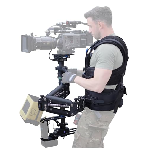 DF DIGITALFOTO Steadycam Thanos PROCINE, Sistema Estabilizador de Cámara Cinematográfica Profesional, Compatible con ARRI Alexa 35, ARRI Amira, Sony FX6, dji Ronin4D Flex, RS5 etc. Carga útil 5 35 kg