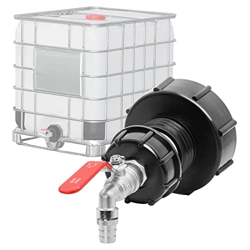 IBC Tank Auslaufhahn Set Mit 3/4" Anschluss - Perfekt Für Gartenbewässerung & Wassertanks