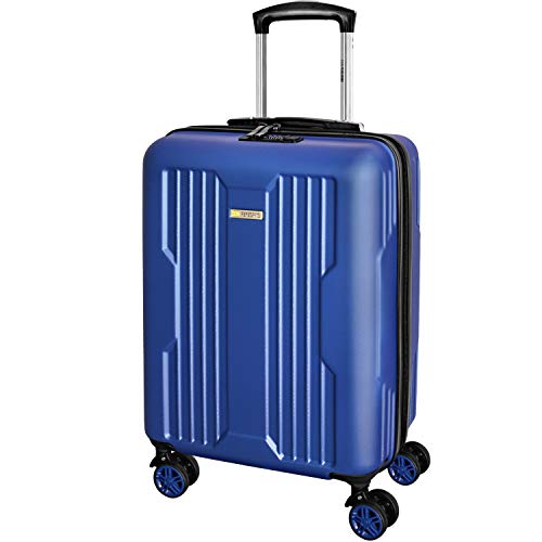 Preisvergleich Produktbild DONPEREGRINO Handgepäck Koffer 55x40x20, 40L Leicht Kabinentrolley Hartschale Koffer Rollkoffer Reisekoffer 4 Rollen