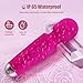 AImassa wand Portable Handheld Back Massager -Massage Tool to Relieve Neck and Shoulder Muscle Fatigue and Promote Relaxation (Rose Pink)